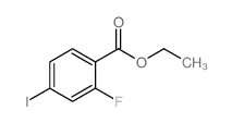 2-氟-4-碘苯甲酸乙酯结构式