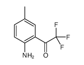1-(2-氨基-5-甲基苯基)-2,2,2-三氟乙酮结构式