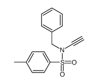 N-benzyl-N-ethynyl-4-methylbenzenesulfonamide结构式