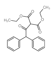 diethyl 2-(2,2-diphenylacetyl)propanedioate结构式