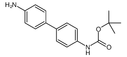 (4'-AMINO-BIPHENYL-4-YL)-CARBAMIC ACID TERT-BUTYL ESTER结构式