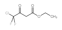 4-氯-4,4-二氟乙酰乙酸乙酯结构式
