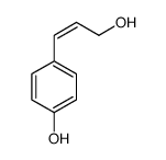 4-(3-hydroxyprop-1-enyl)phenol结构式