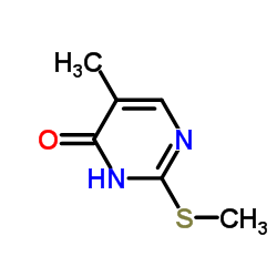 2-(甲基硫代)-5-甲基嘧啶-4(1H)-酮结构式