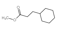 Cyclohexanepropanoicacid, methyl ester结构式