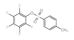2,3,4,5,6-Pentafluorophenyl 4-methylbenzenesulfonate结构式