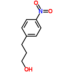 3-(4-硝基苯基)-1-丙醇结构式