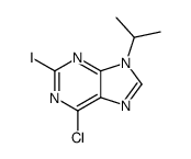 6-chloro-2-iodo-9-propan-2-ylpurine结构式