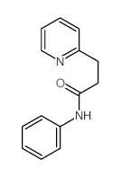N-phenyl-3-pyridin-2-yl-propanamide结构式