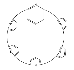 1,4,7,10,13,16(2,6)-hexapyridina-cyclooctadecaphane结构式