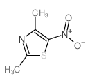 2,4-dimethyl-5-nitro-1,3-thiazole结构式