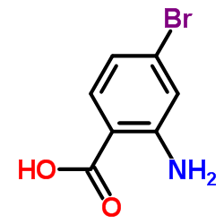 2-氨基-4-溴苯甲酸结构式