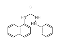 1-anilino-3-naphthalen-1-yl-thiourea结构式