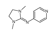 1,3-dimethyl-N-pyridin-4-ylimidazolidin-2-imine结构式