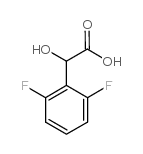 2,6-二氟苯基乙醇酸结构式