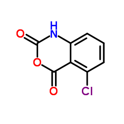 5-氯-3,1-苯并噁嗪-2,4-二酮结构式