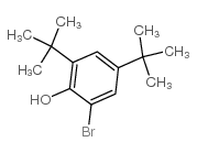 2-溴-4,6-二-叔-丁基苯酚结构式