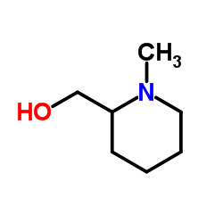 1-甲基哌啶基-2-甲醇结构式