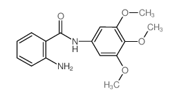 2-Amino-N-(3,4,5-trimethoxyphenyl)benzamide结构式