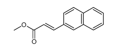 trans-3-(2-naphthyl)-propenoic acid methyl ester结构式
