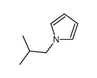 1-(2-methylpropyl)pyrrole结构式