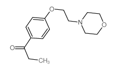 1-[4-(2-MORPHOLIN-4-YL-ETHOXY)-PHENYL]-PROPAN-1-ONE结构式