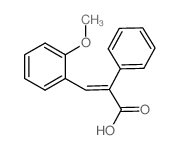 3-(2-甲氧基苯基)-2-苯基丙烯酸结构式