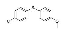 1-chloro-4-(4-methoxyphenyl)sulfanyl-benzene结构式