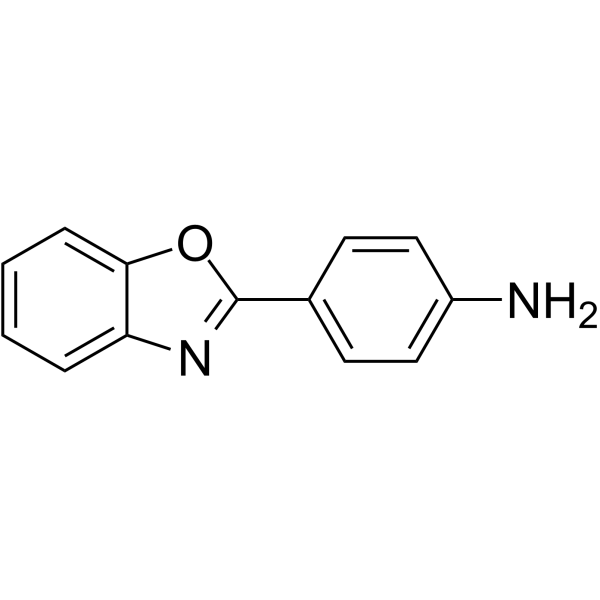 4-苯并噁唑-2-苯胺结构式