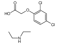 diethylammonium (o,p-dichlorophenoxy)acetate结构式