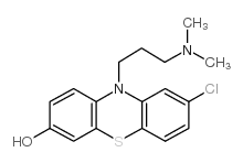 10H-Phenothiazin-3-ol,8-chloro-10-[3-(dimethylamino)propyl]-结构式