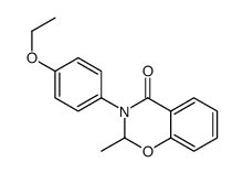 3-(4-Ethoxyphenyl)-2-methyl-2H-1,3-benzoxazin-4(3H)-one结构式