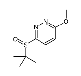 3-tert-butylsulfinyl-6-methoxypyridazine结构式