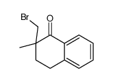 2-(bromomethyl)-2-methyl-3,4-dihydronaphthalen-1-one结构式