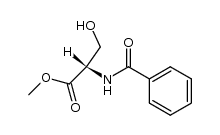 Bz-L-Ser-OMe结构式