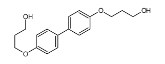3-[4-[4-(3-hydroxypropoxy)phenyl]phenoxy]propan-1-ol结构式