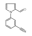 3-(2-甲酰基-1H-吡咯-1-基)苯甲腈结构式