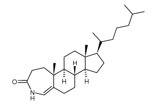 4-Aza-A-homocholest-4a-en-3-one结构式