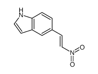 5-(2-nitroethenyl)-1H-indole结构式