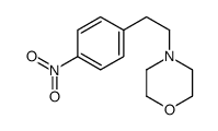 4-(2-(4-硝基苯基)乙基)吗啉结构式