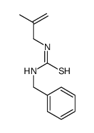 1-benzyl-3-(2-methylprop-2-enyl)thiourea结构式