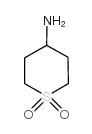 4-氨基四氢-2H-噻喃 1,1-二氧化物结构式