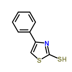 2-巯基-4-苯基噻唑结构式