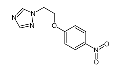 1-[2-(4-nitrophenoxy)ethyl]-1,2,4-triazole结构式