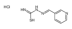 Nicotinaldehyde, thiosemicarbazone, monohydrochloride结构式