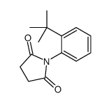 1-(2-tert-butylphenyl)pyrrolidine-2,5-dione结构式