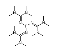 2-bis[bis(dimethylamino)methylideneamino]phosphanyl-1,1,3,3-tetramethylguanidine结构式