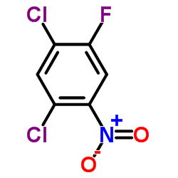 2,4-二氯-5-氟硝基苯结构式