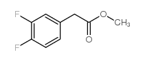 3,4-二氟苯乙酸甲酯结构式