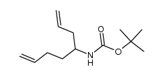 (±)-tert-butyl octa-1,7-dien-4-ylcarbamate结构式